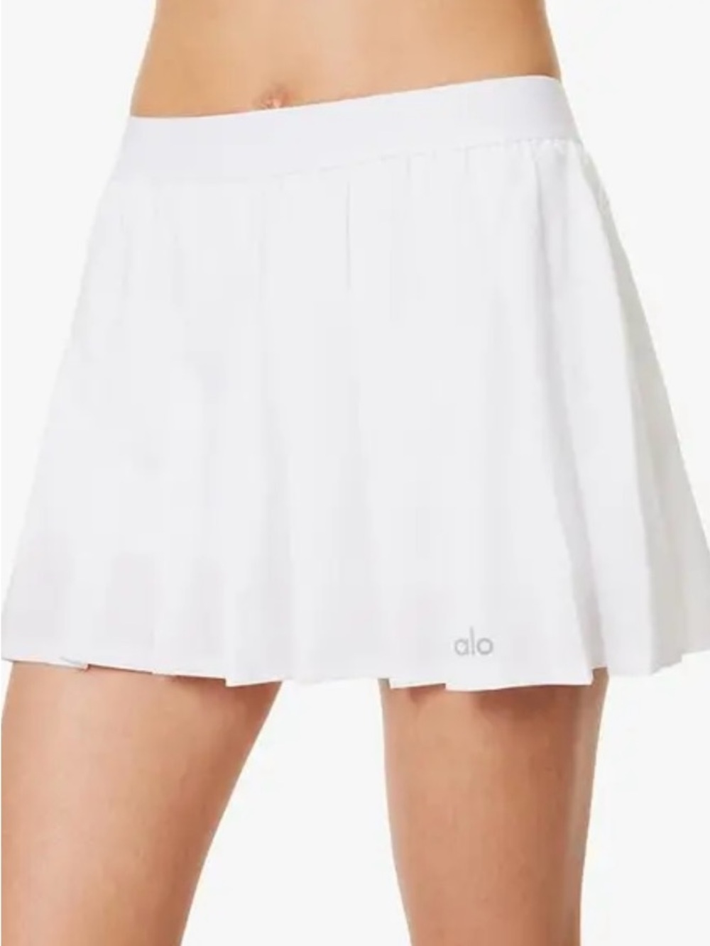 ALO Yoga White tennis skirt